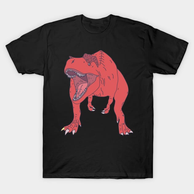 Albertosaurus - Extinct Fossil - Bipedal Predator T-Shirt by DeWinnes